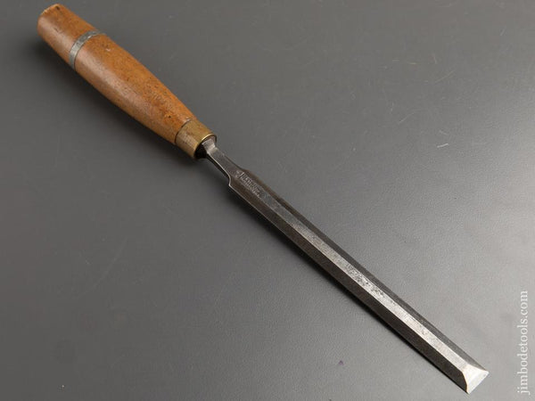 5/8 inch Wide Long Thin English MARPLES Boxwood Handled Paring Chisel - 89494