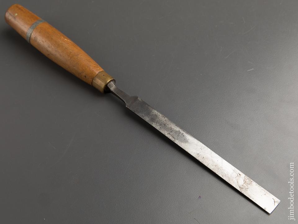5/8 inch Wide Long Thin English MARPLES Boxwood Handled Paring Chisel - 89494