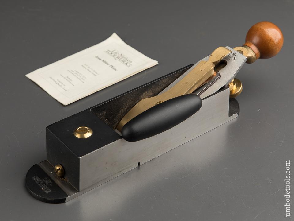 Fantastic! LIE-NIELSEN LN-9 Iron Miter Plane NEAR MINT with Hot Dog - 89497