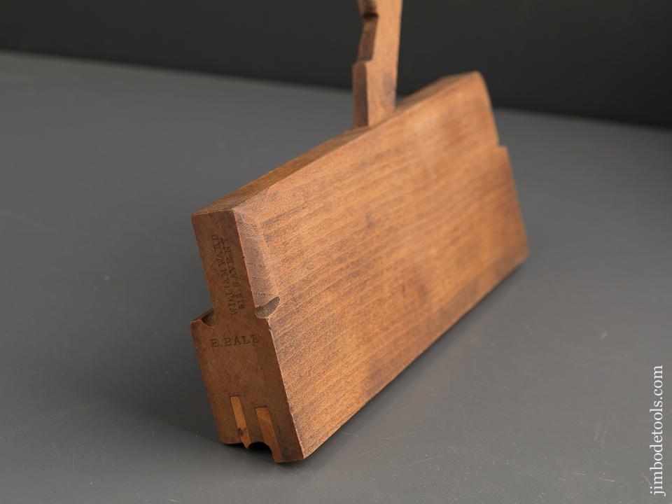 Crisp 3/8 inch Side Bead Molding Plane by WILLIAM WARD NY circa 1845-73 FINE - 89506