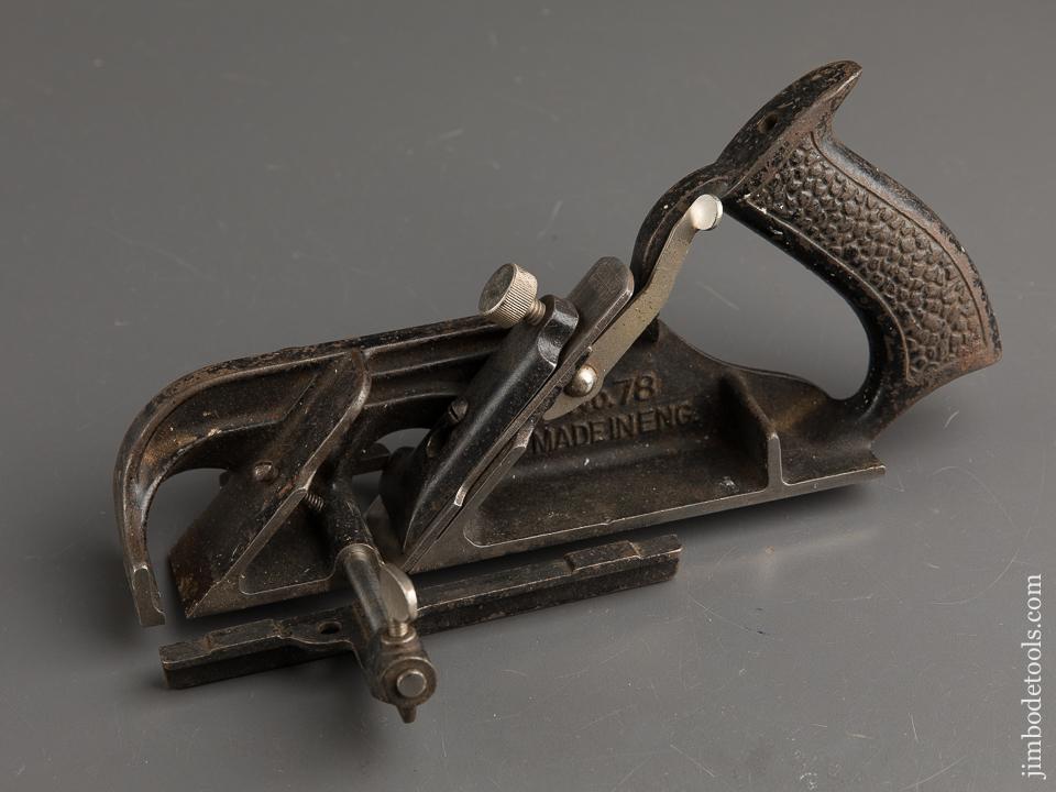 STANLEY No. 78 Duplex, Rabbet, and Filletster Plane - 89510