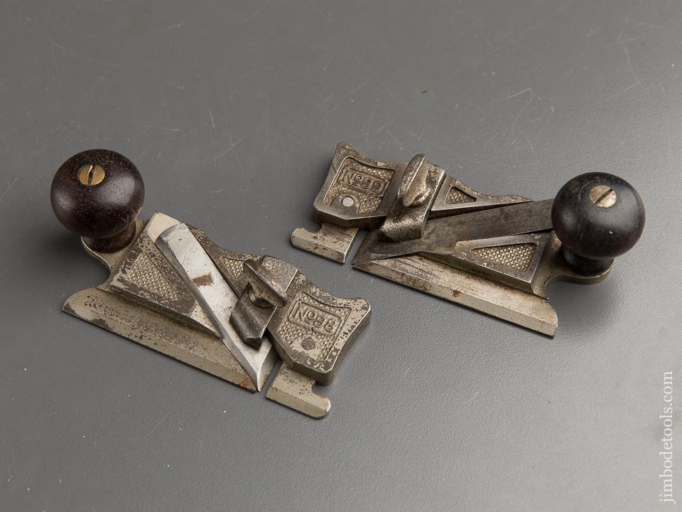 Good Pair of STANLEY No. 98 & 99 Side Rabbet Planes - 89555