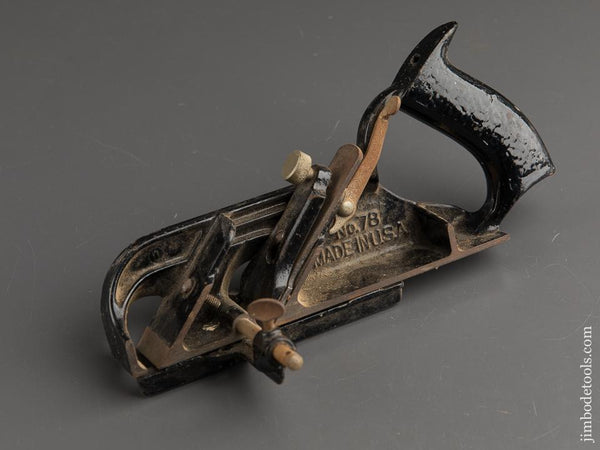FINE & Complete! STANLEY No. 78 Duplex, Rabbet, and Fillester Plane - 89559
