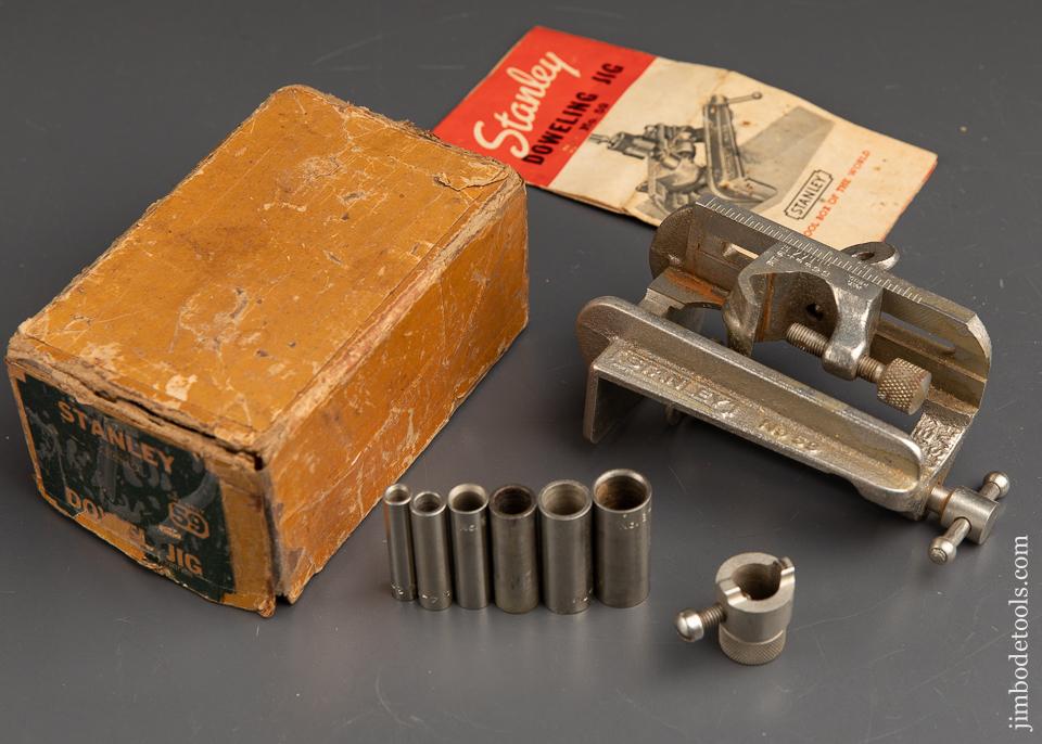 STANLEY No. 59 Doweling Jig 100% COMPLETE in Original Box - 89578