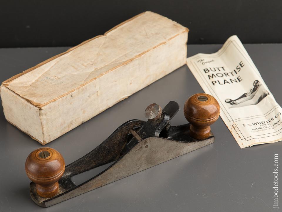 RUMBOLD Patent WHEELER CO Butt Mortise Router Plane - 89500