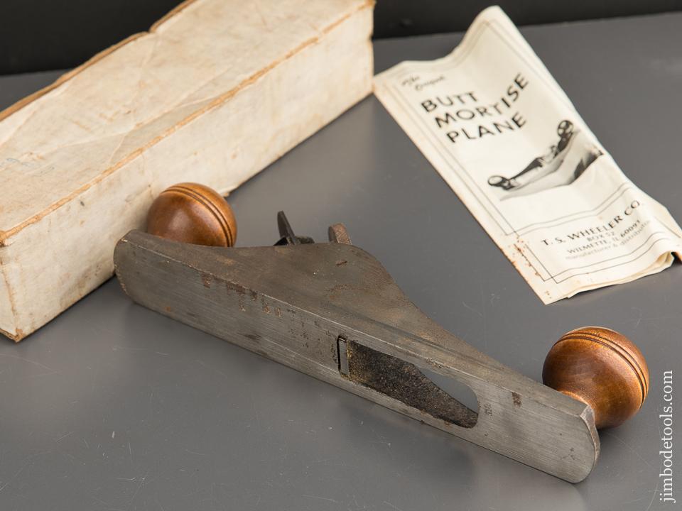 RUMBOLD Patent WHEELER CO Butt Mortise Router Plane - 89500