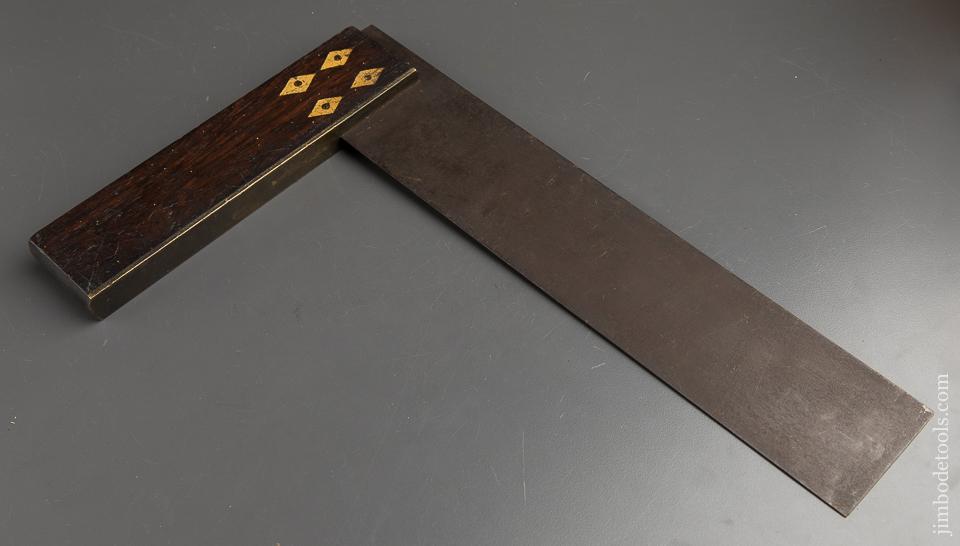 Twelve inch FLATHER Rosewood Try Square - 89597