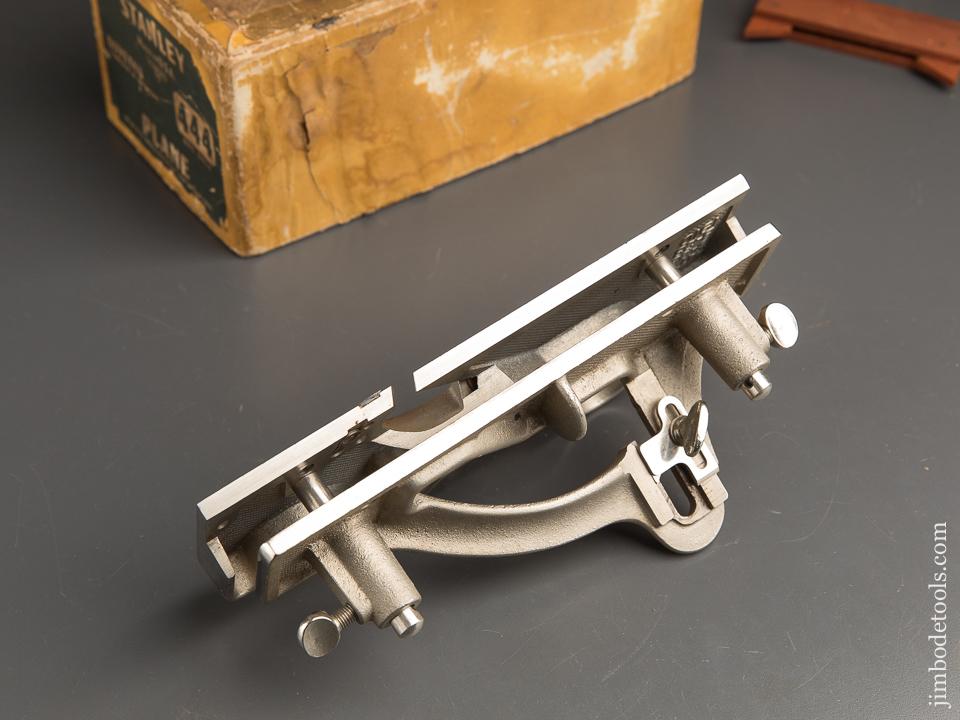 STANLEY No. 444 Dovetail Tongue & Groove Plane 100% MINT and COMPLETE in Original Box - 89604