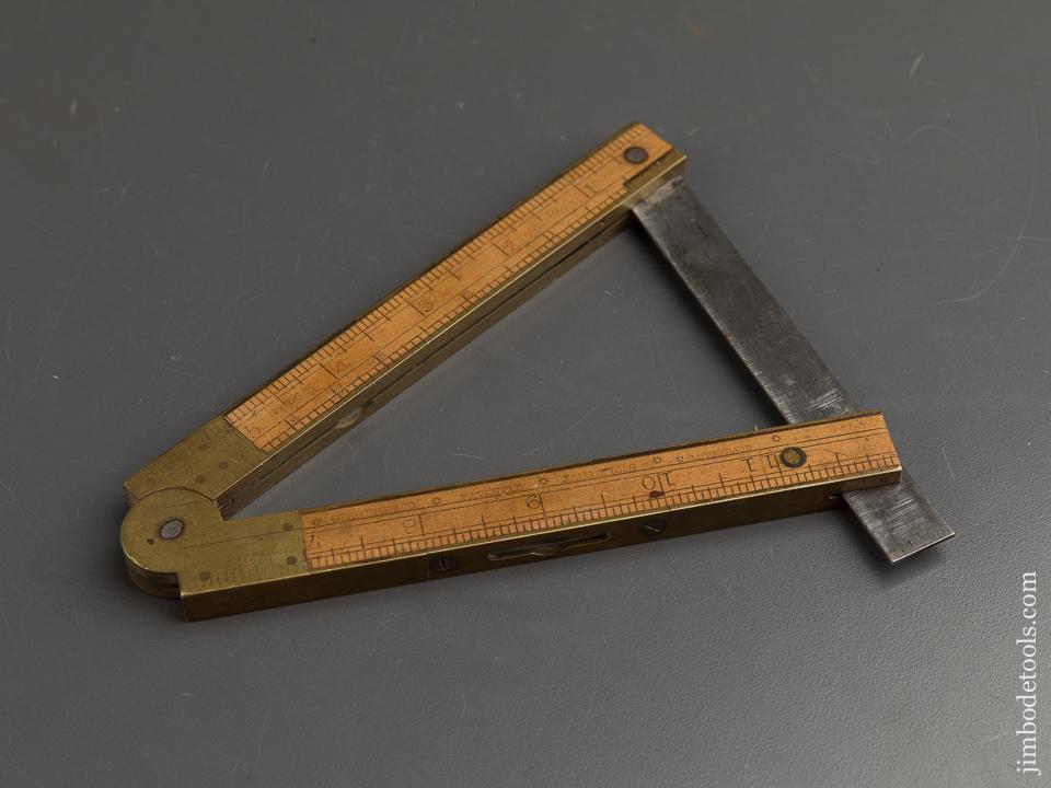 STEPHENS & CO No. 36 Patented January 12, 1858 Rule & Bevel - 89605