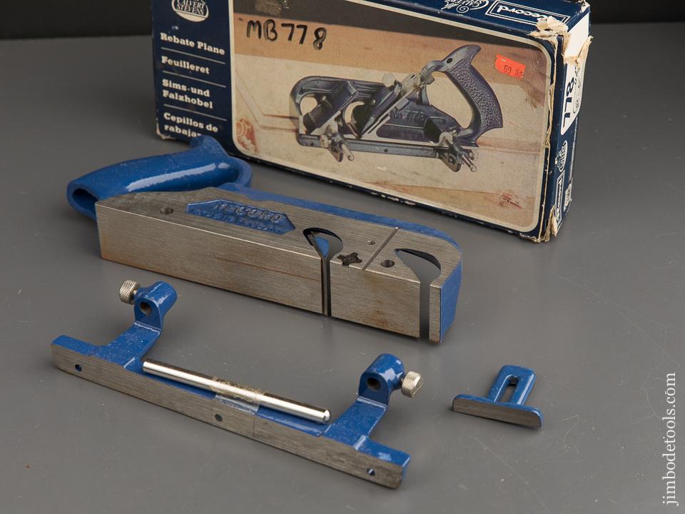 RECORD CALVERT STEVENS No. 778 Rebate Rabbet Plane DEAD MINT in Original Box - 89629