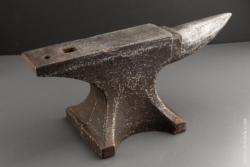 Clean, Flat 64 pound Anvil by SISCO SWEDEN with Great Ring & Rebound! - 89641
