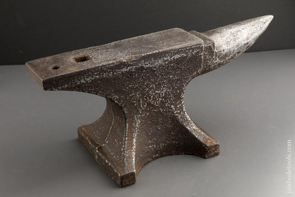 Clean, Flat 64 pound Anvil by SISCO SWEDEN with Great Ring & Rebound! - 89641