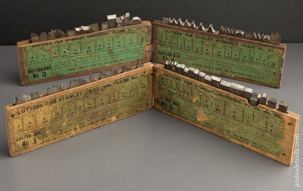 Complete! Set of 55 Cutters for STANLEY No. 55 Combination Plow Plane - 89654