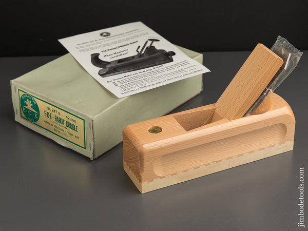 ECE No. 247S Double Iron Smooth Plane MINT in Original Box - 89656