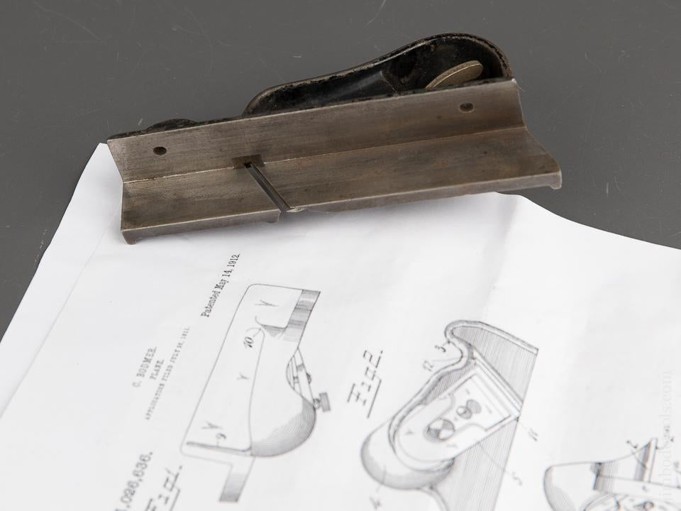 BODMER Patent May 14, 1912 STANLEY No. 95 Edge Trimming Block Plane SWEETHEART - 89672