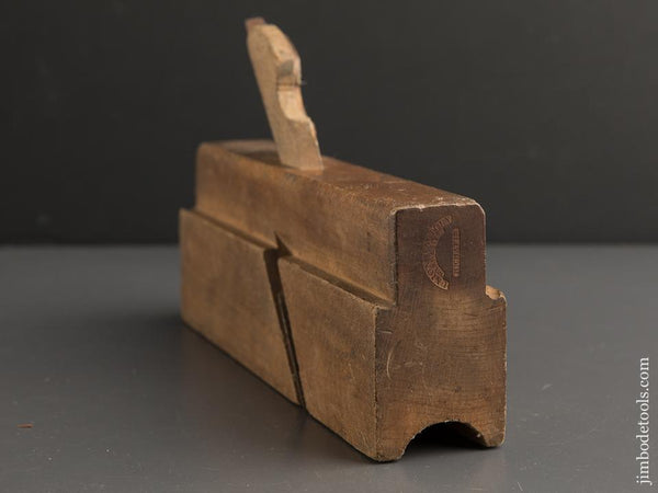 H. CHAPIN UNION FACTORY 1 1/4 inch Double Iron Nosing Plane circa 1828-97 GOOD+ - 89684
