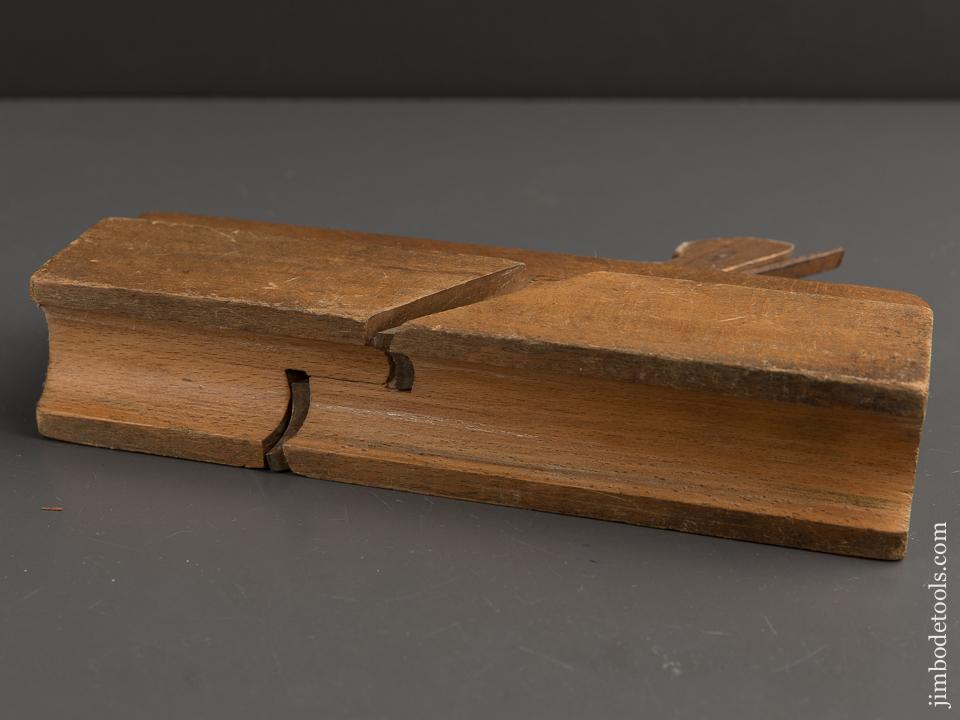 H. CHAPIN UNION FACTORY 1 1/4 inch Double Iron Nosing Plane circa 1828-97 GOOD+ - 89684