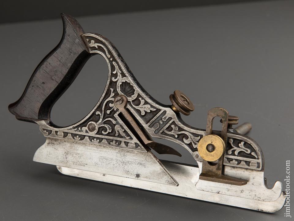 Fine! MILLERS Patent STANLEY No. 43 Ornate Plow Plane - 89691