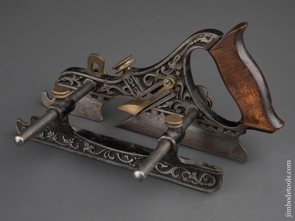 Fine MILLERS Patent STANLEY No. 43 Ornate Plow Plane - 89692