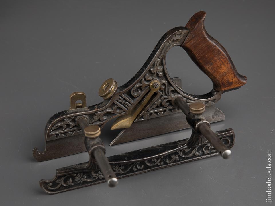 Fine MILLERS Patent STANLEY No. 43 Ornate Plow Plane - 89692