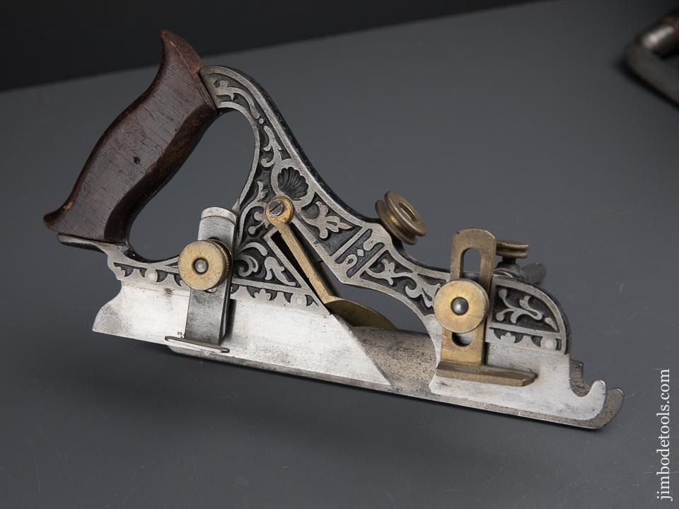 Fine MILLERS Patent STANLEY No. 43 Ornate Plow Plane - 89692