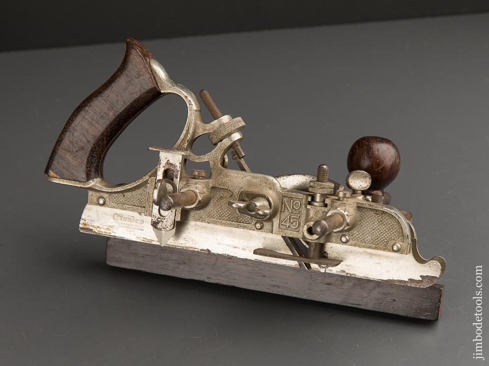 GOOD+ User STANLEY No. 45 Combination Plane COMPLETE - 89722
