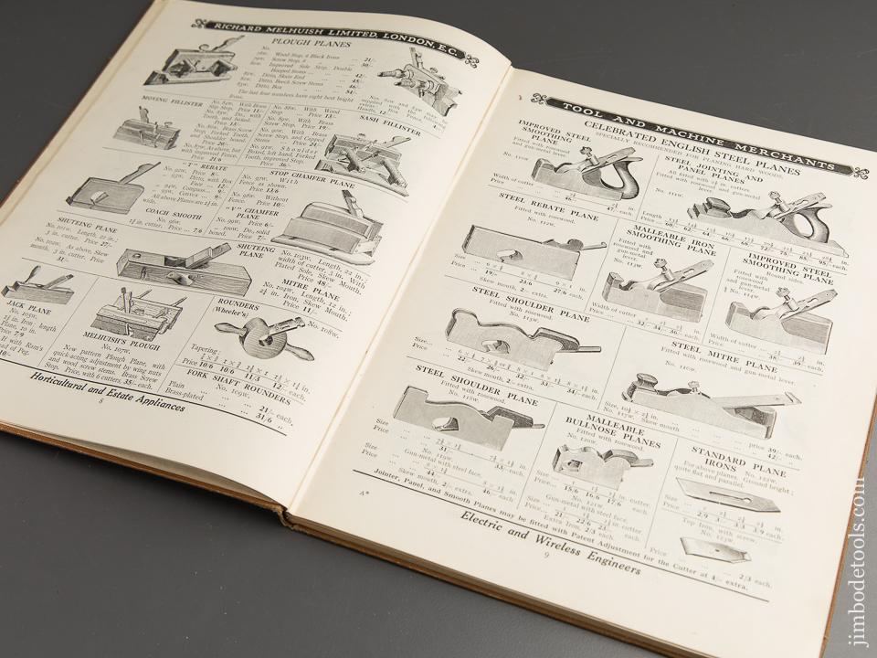 Book: Original 1925 Catalogue No. 25 WOODWORKERS' TOOLS AND MACHINES from ROBERT KELLY & SONS and RICHARD MELHUISH - 89750