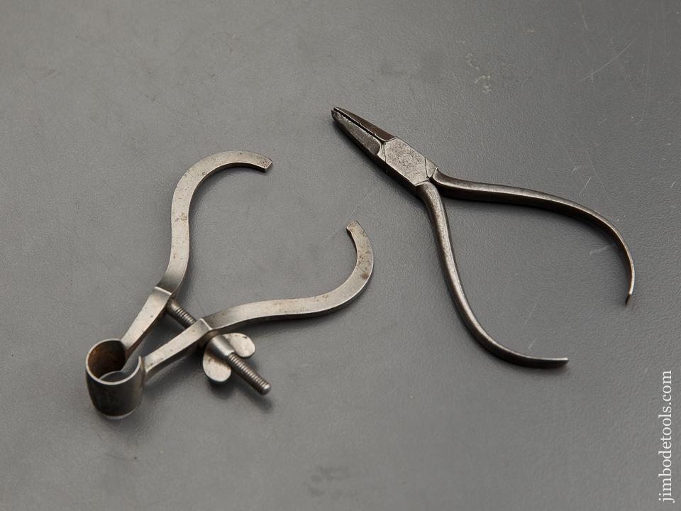 Wonderful Three inch STEVENS & CO Calipers & Miniature Pliers - 89763