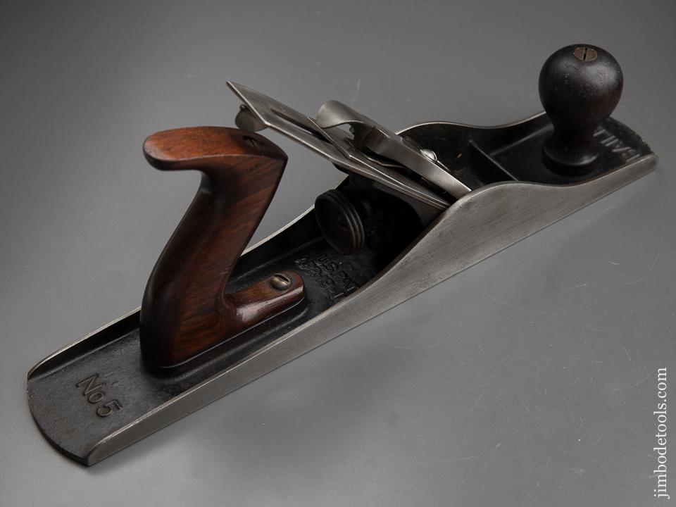 Extra Fine STANLEY No. 5 Jack Plane Type 13 circa 1925-28 SWEETHEART with Decal - 89767