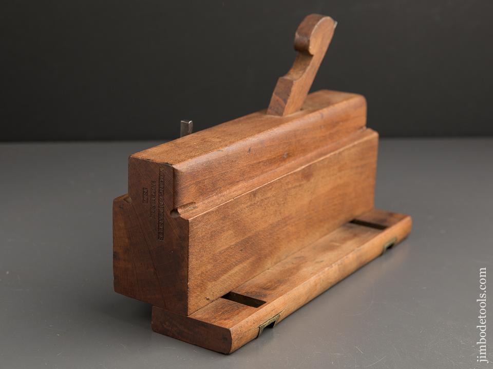 YOUNG & M'MASTER AUBURN NY Moving Filletster Plane circa 1838-46 FINE - 89777