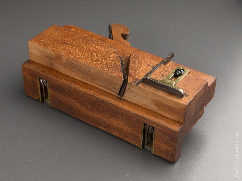 YOUNG & M'MASTER AUBURN NY Moving Filletster Plane circa 1838-46 FINE - 89777