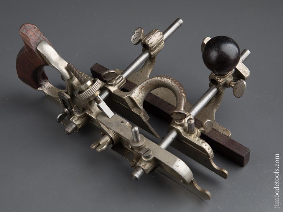 STANLEY No. 45 Combination Plow Plane with Three Stops AND 19 Cutters - 89785