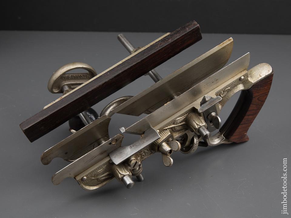 STANLEY No. 45 Combination Plow Plane with Three Stops AND 19 Cutters - 89785