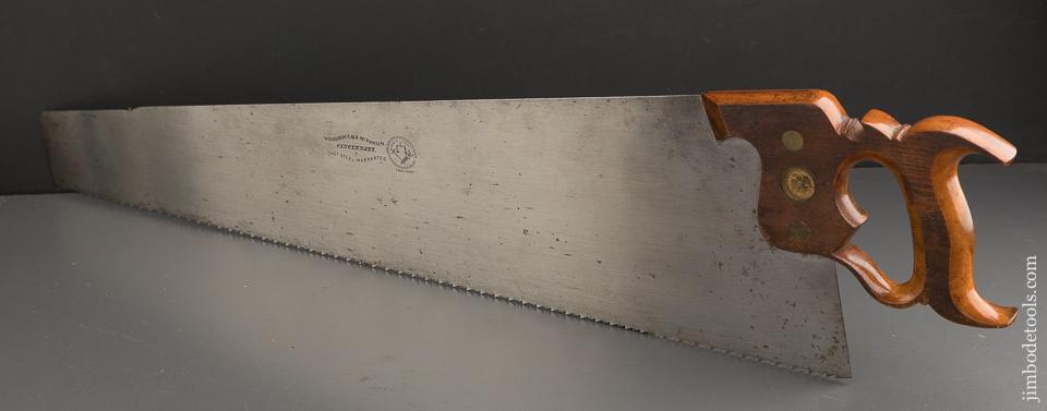 Drop Dead Stunning! WOODROUGH & MC PARLIN No. 7 Hand Saw NEW OLD STOCK - 89787U