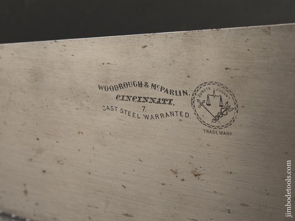 Drop Dead Stunning! WOODROUGH & MC PARLIN No. 7 Hand Saw NEW OLD STOCK - 89787U