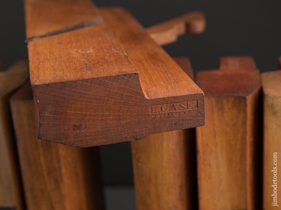 Five Pairs of L. CASE WATERTOWN NY Hollows & Rounds Molding Planes circa 1850-55 NEAR NEW - 89793