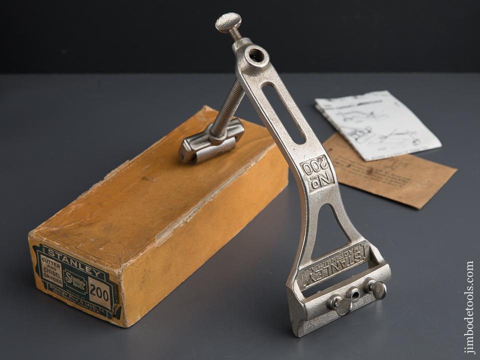 STANLEY No. 200 Cutter & Chisel Grinder in Original Box - 89798