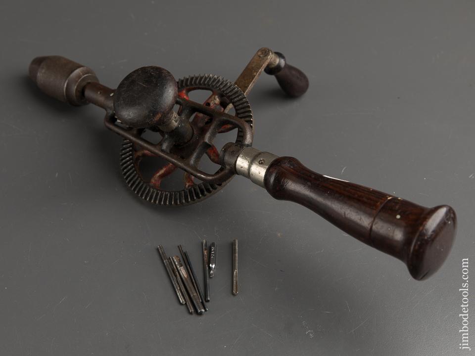 MILLERS FALLS No. 2 Egg Beater Hand Drill with Eight Bits - 89838