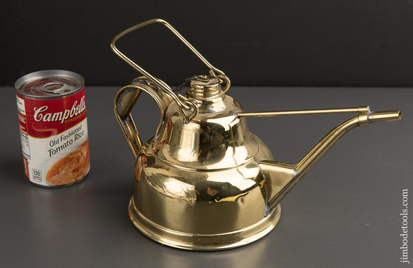 Beautiful Brass Eleven inch Oil Can - 89850U