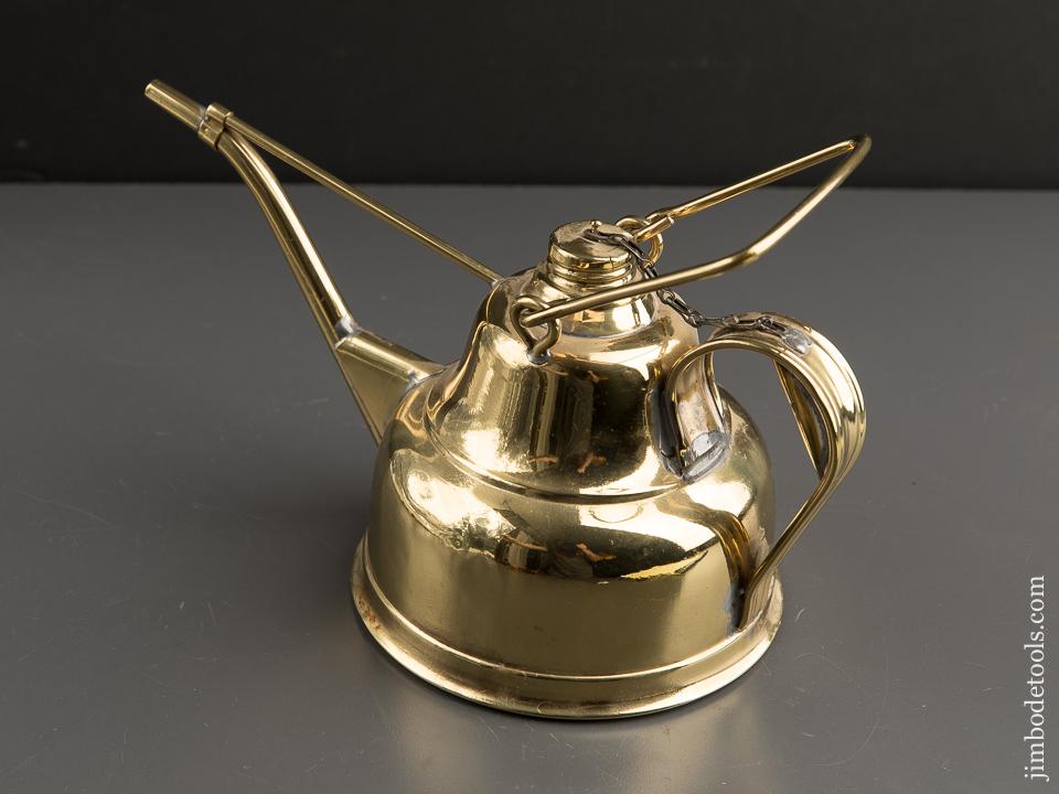 Beautiful Brass Eleven inch Oil Can - 89850U