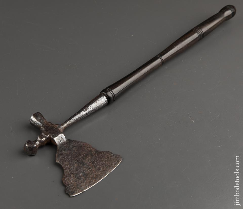 Magnificent 17th/18th Century Axe with Newer Ebony Handle - 89861