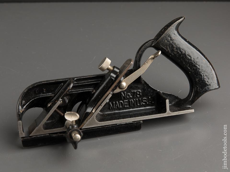 Extra Fine! STANLEY No. 78 Duplex, Rabbet, and Filletster Plane - 89862
