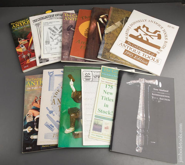 Books:  Fourteen Great Catalogues From the Titans of Tools! TONY MURLAND and MARTIN J. DONNELLY - 89910