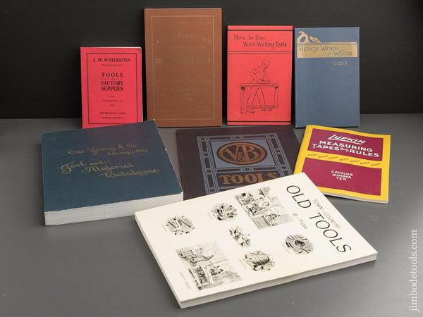 Books:  Eight Antique Tool Catalogue Reprints - 89914