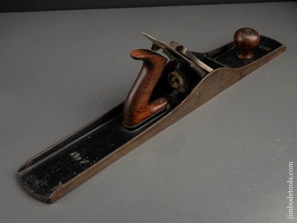 Excellent! STANLEY No. 7C Jointer Plane Type 9 circa 1909 with Adjustable Frog - 89915