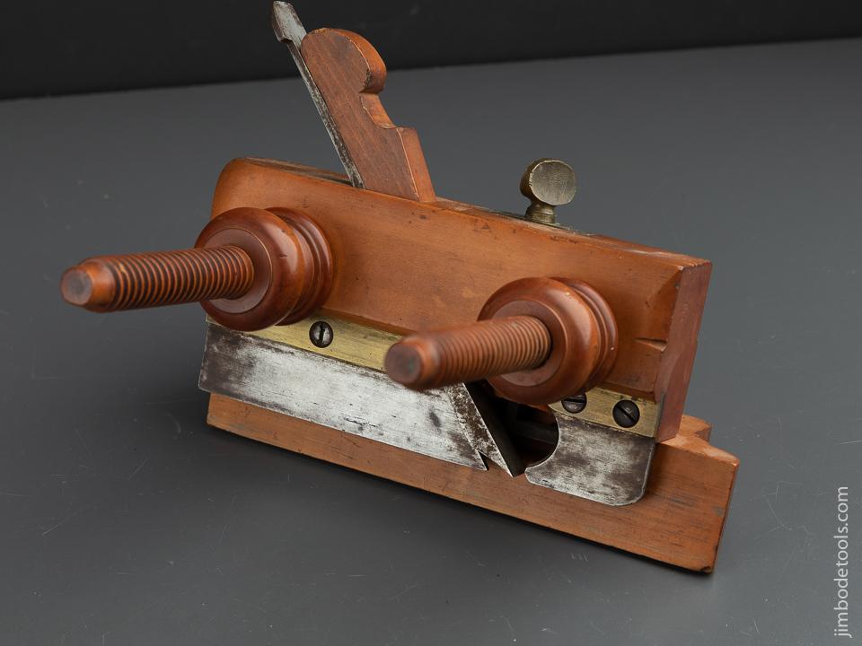 J. KELLOGG AMHERST MS Screw Arm Plow Plane circa 1835-67 - 89944