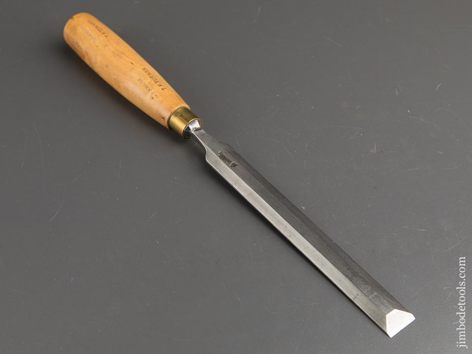 3/4 inch Wide English Boxwood Handled I. SORBY Long Thin Paring Chisel - 89952