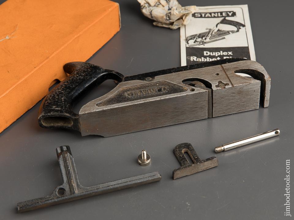 STANLEY No. 78 Duplex, Rabbet, and Filletster Plane 100% COMPLETE in Original Box - 90002