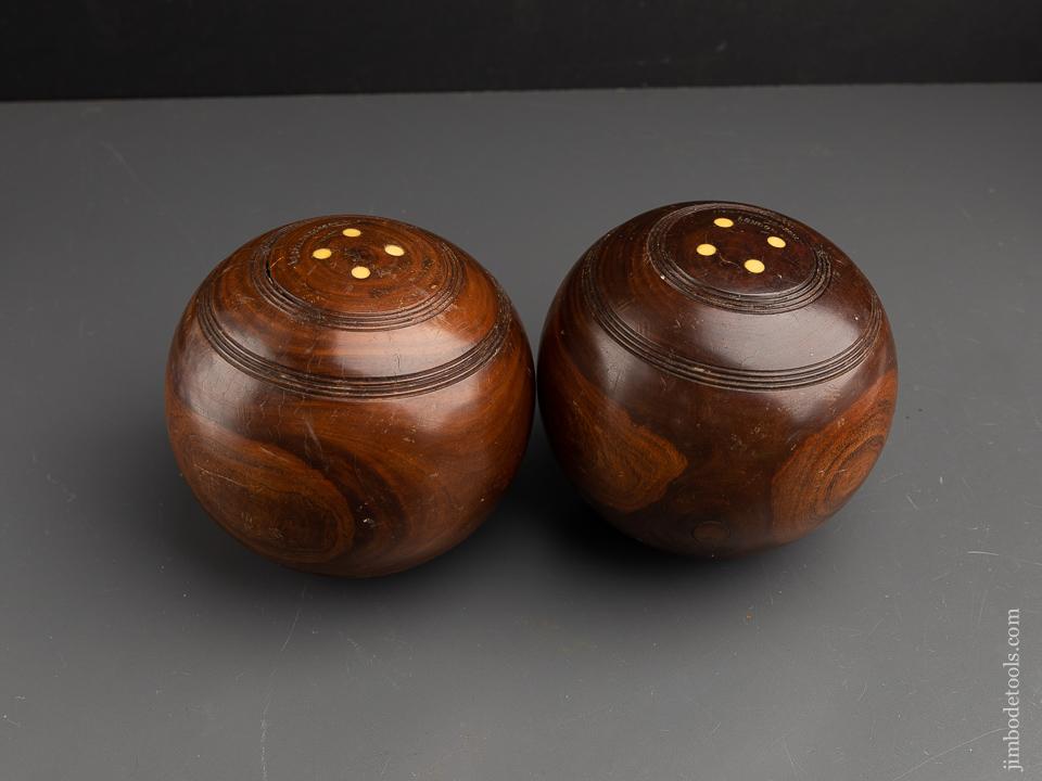 Two EXTRA FINE Lignum Bowls - 90011