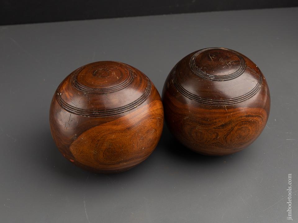 Two EXTRA FINE Lignum Bowls - 90011
